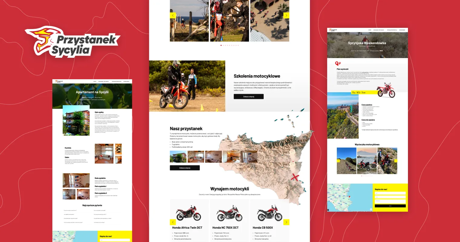 Przystanek Sycylia — strona wypraw motocyklowych